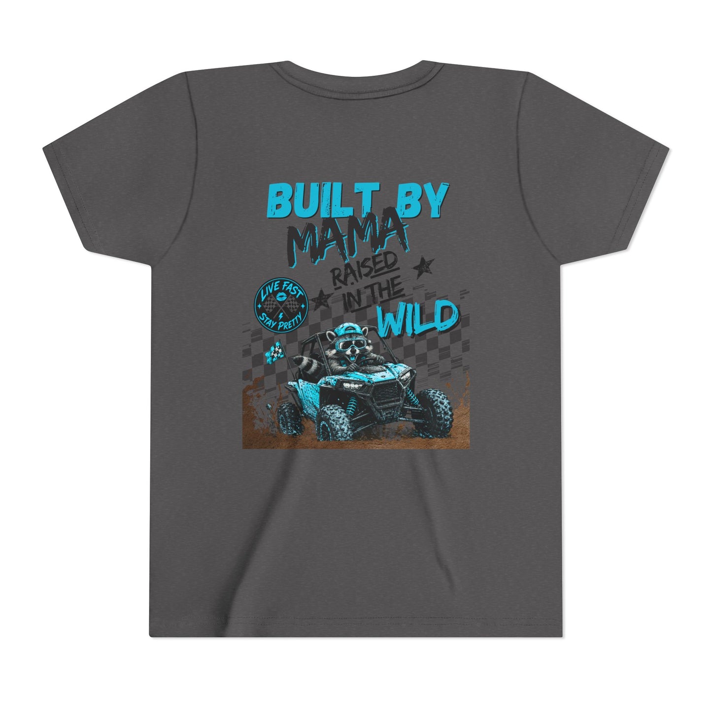 Youth Tee — "Built By Mama, Raised In The Wild" Off-Road ATV Graphic