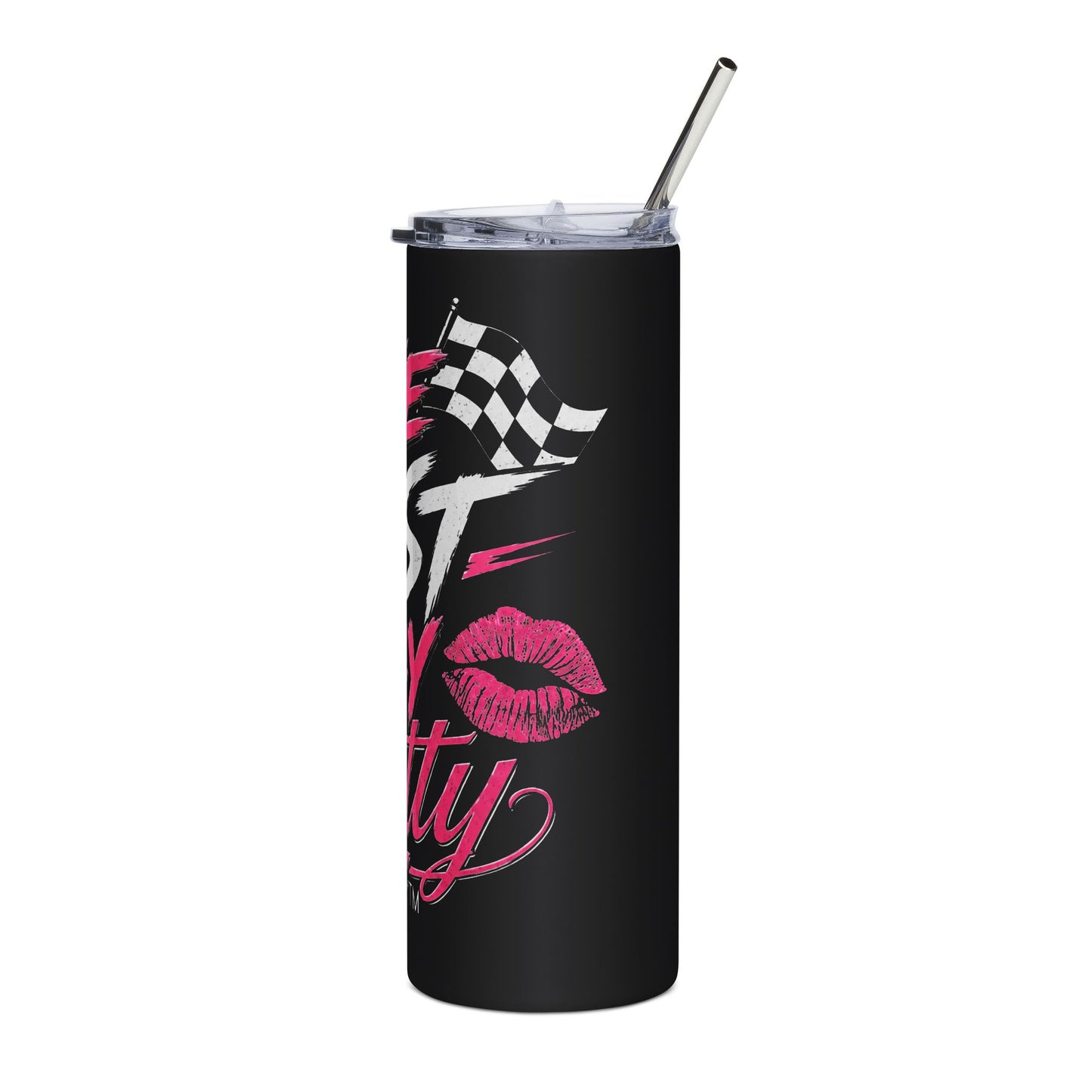 Live Fast Stay Pretty Tumbler | 20oz Stainless Steel Skinny Cup