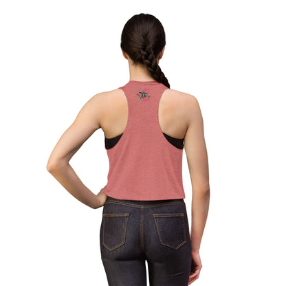 Live Fast Stay Pretty Dirt Bike Racer Crop Top | Moto Graphic Tank