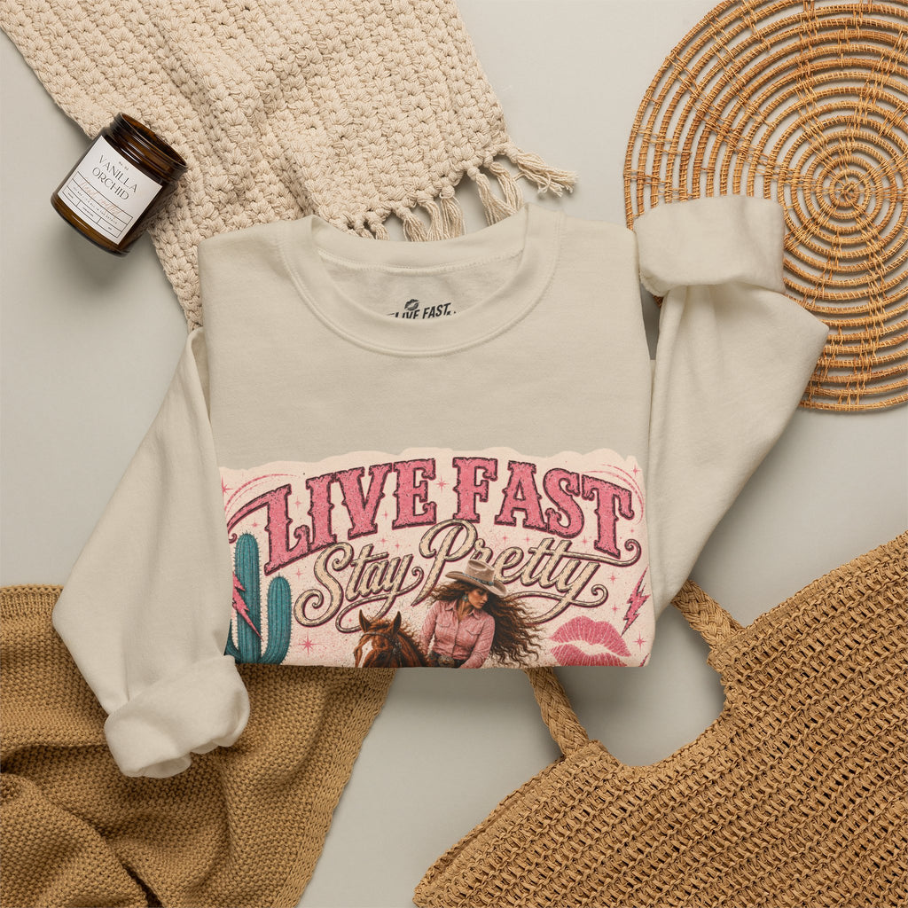 "The Adrianna"  "Smokin Horse" Sweatshirt