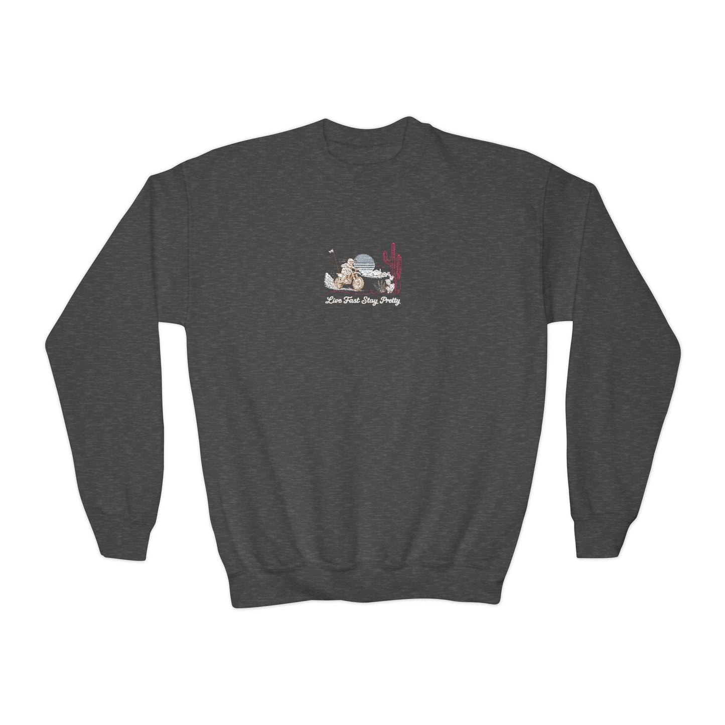 Youth Baja Dirtbike Crewneck Sweatshirt