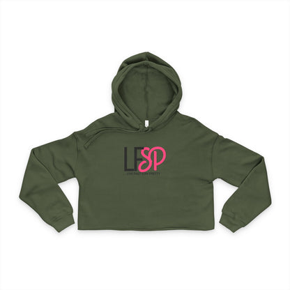 Checkered Flags Cropped Hoodie
