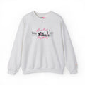Embroidered Crewneck Sweatshirt — 'Live Fast, Stay Pretty' Vintage Drag Racing