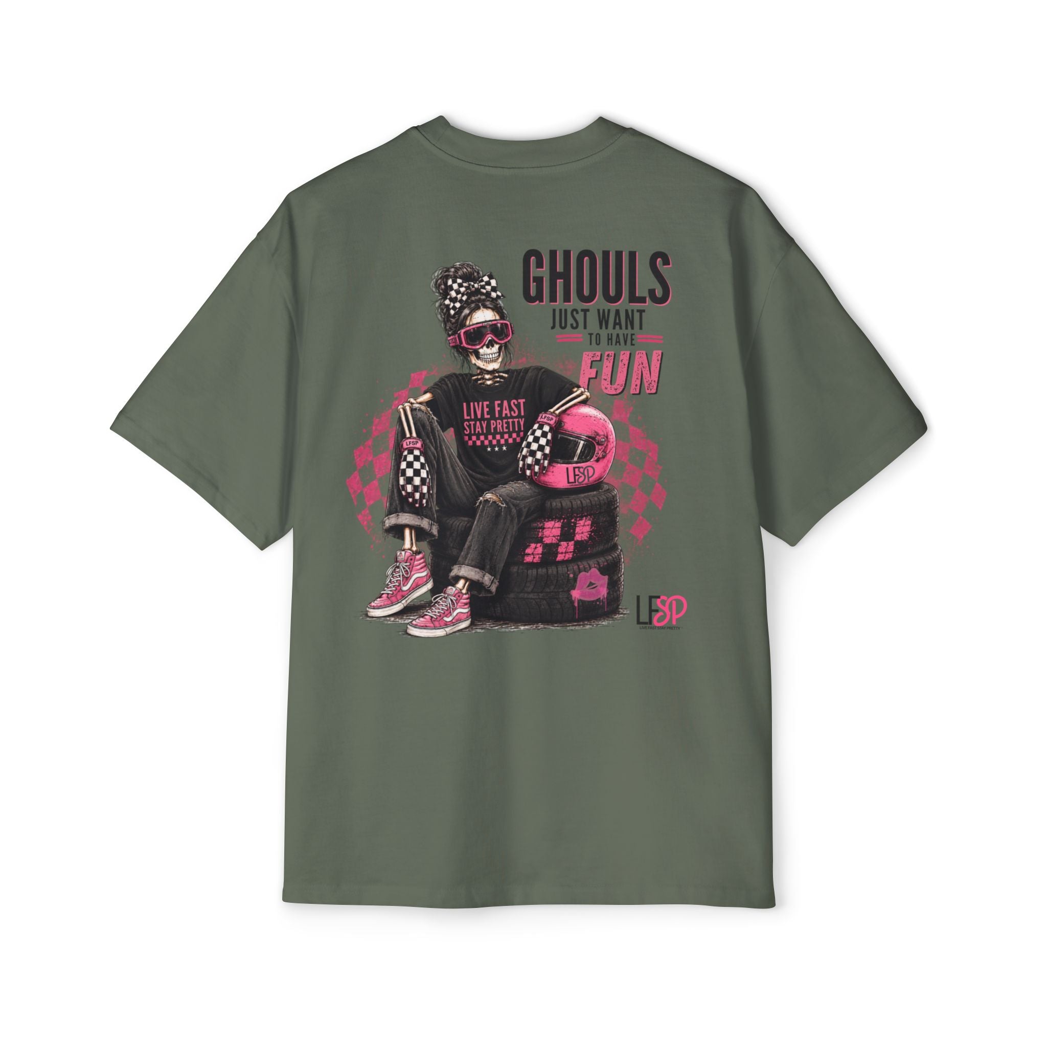 Ghouls Just Want To Have Fun Oversized Heavy Tee