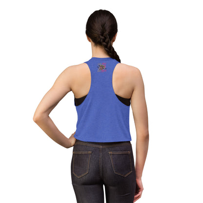 Live Fast Stay Pretty Dirt Bike Racer Crop Top | Moto Graphic Tank