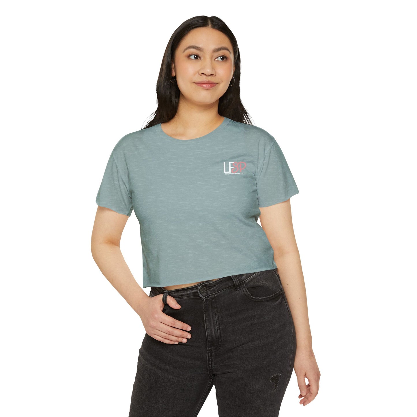 "Live Fast Stay Pretty- The AnnaLee Coastal Cowgirl Crop Top