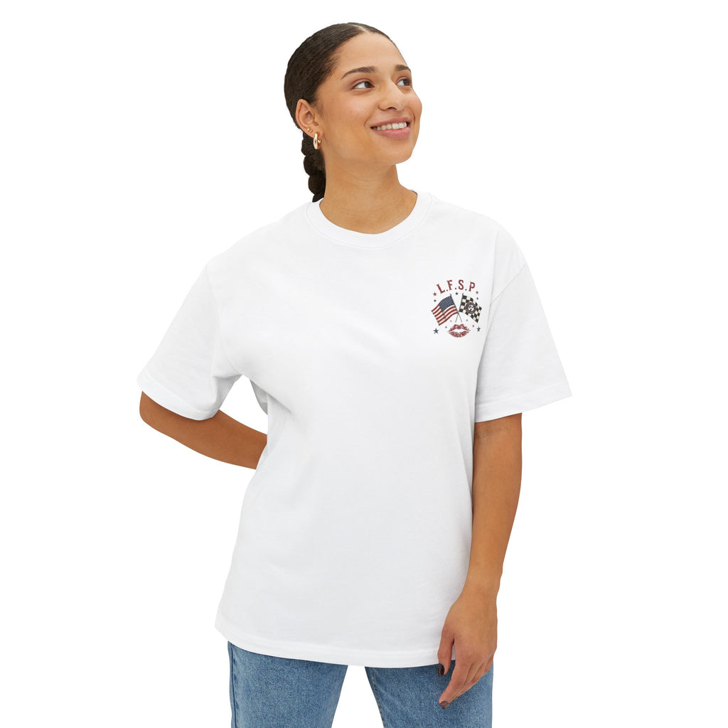 Live Fast Stay Pretty Tee | American Flag