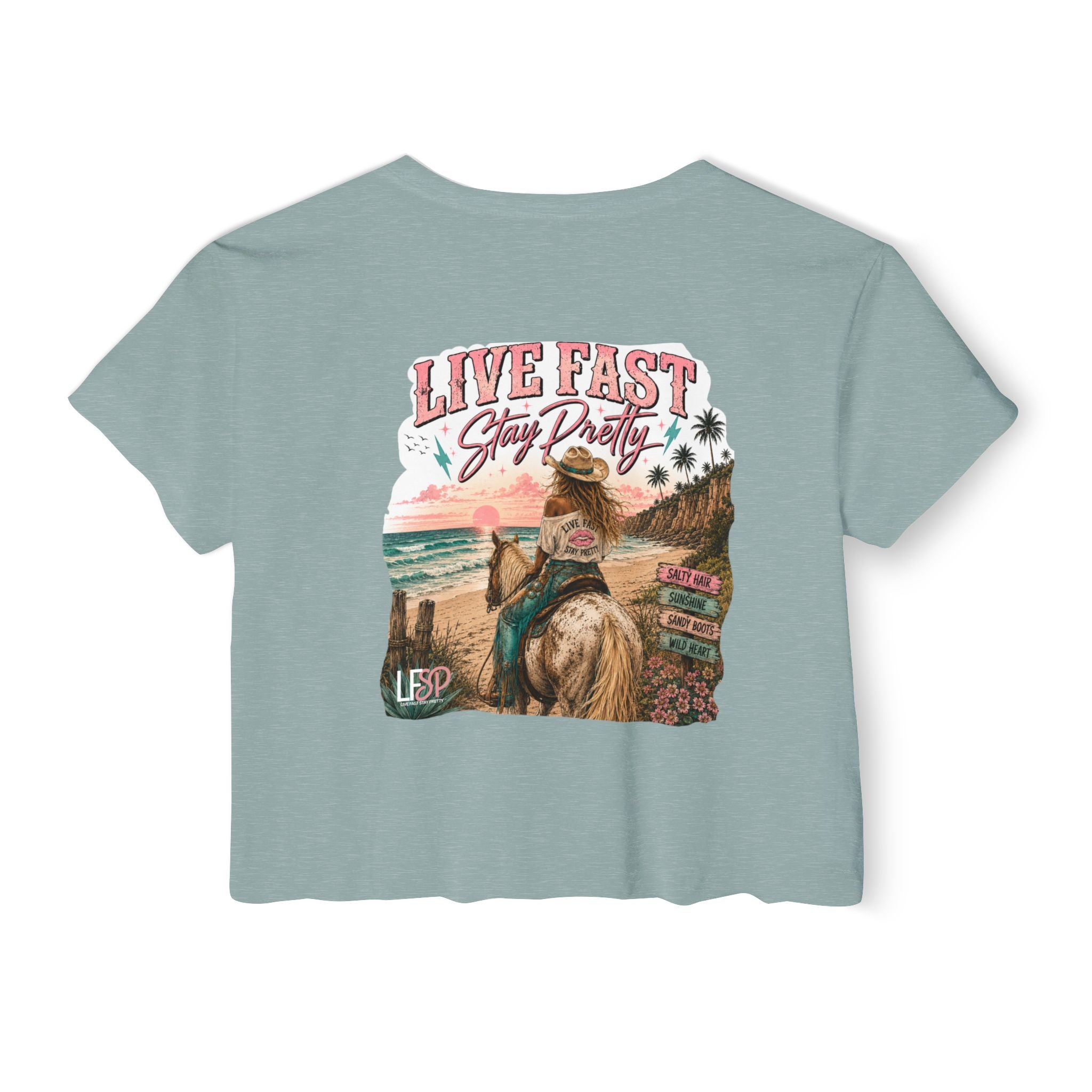 "The AnnaLee" Coastal Cowgirl Crop Top