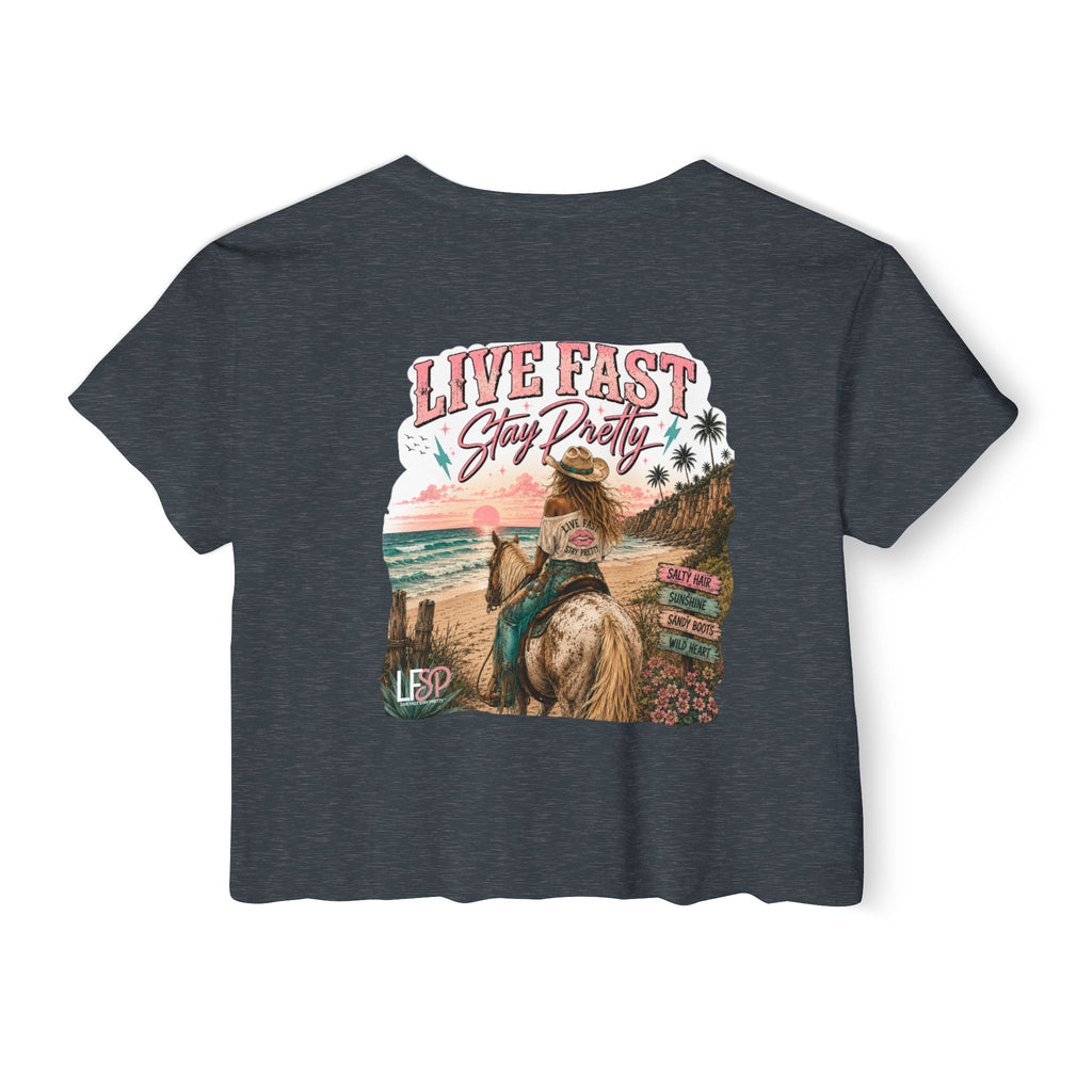 "The AnnaLee" Coastal Cowgirl Crop Top