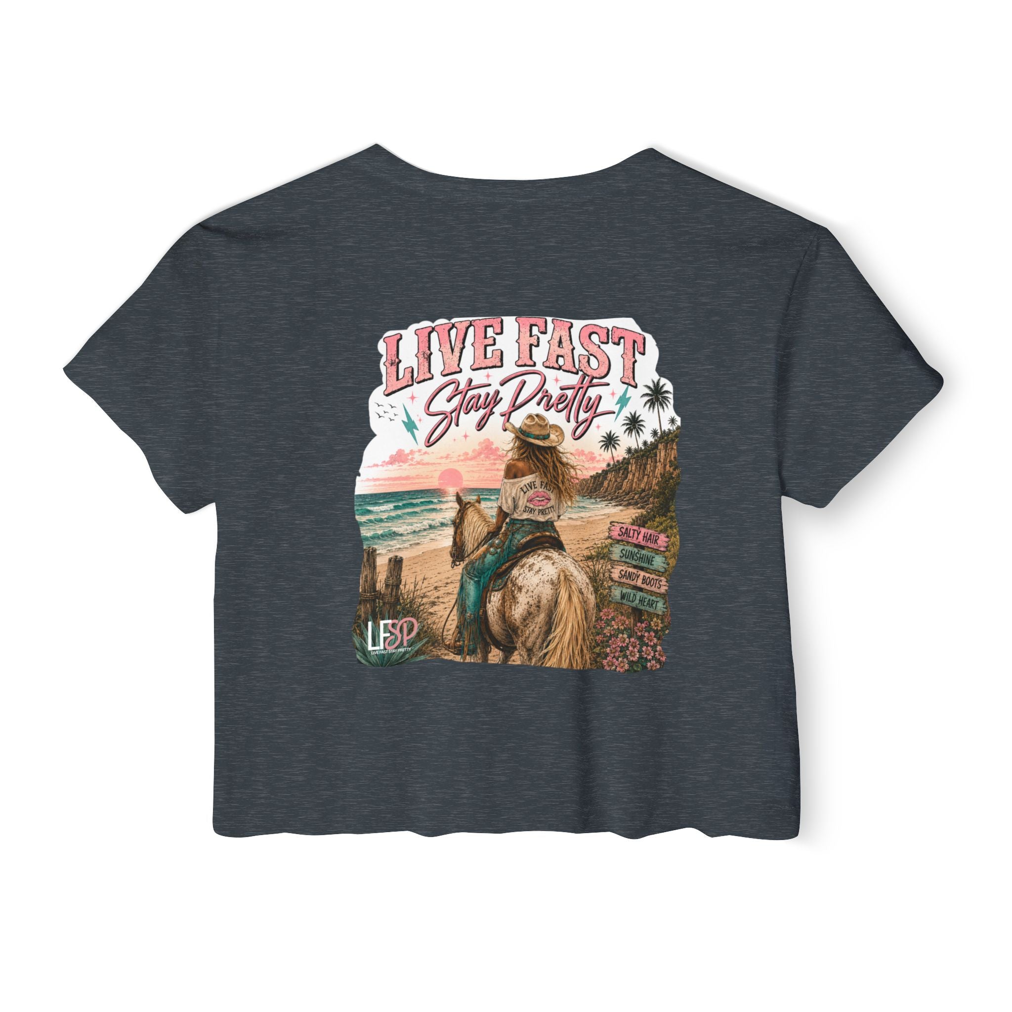 "The AnnaLee" Coastal Cowgirl Crop Top
