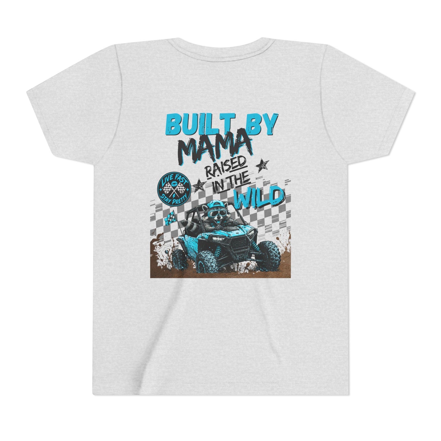 Youth Tee — "Built By Mama, Raised In The Wild" Off-Road ATV Graphic