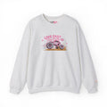 Embroidered Crewneck Sweatshirt — 'Live Fast, Stay Pretty Mud SXS