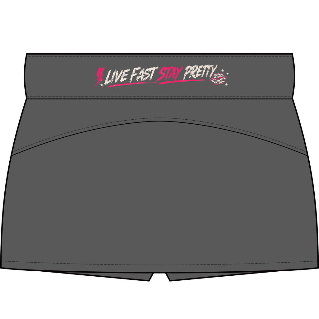 Live Fast Stay Pretty Skort | Women's Tennis Skirt with Shorts