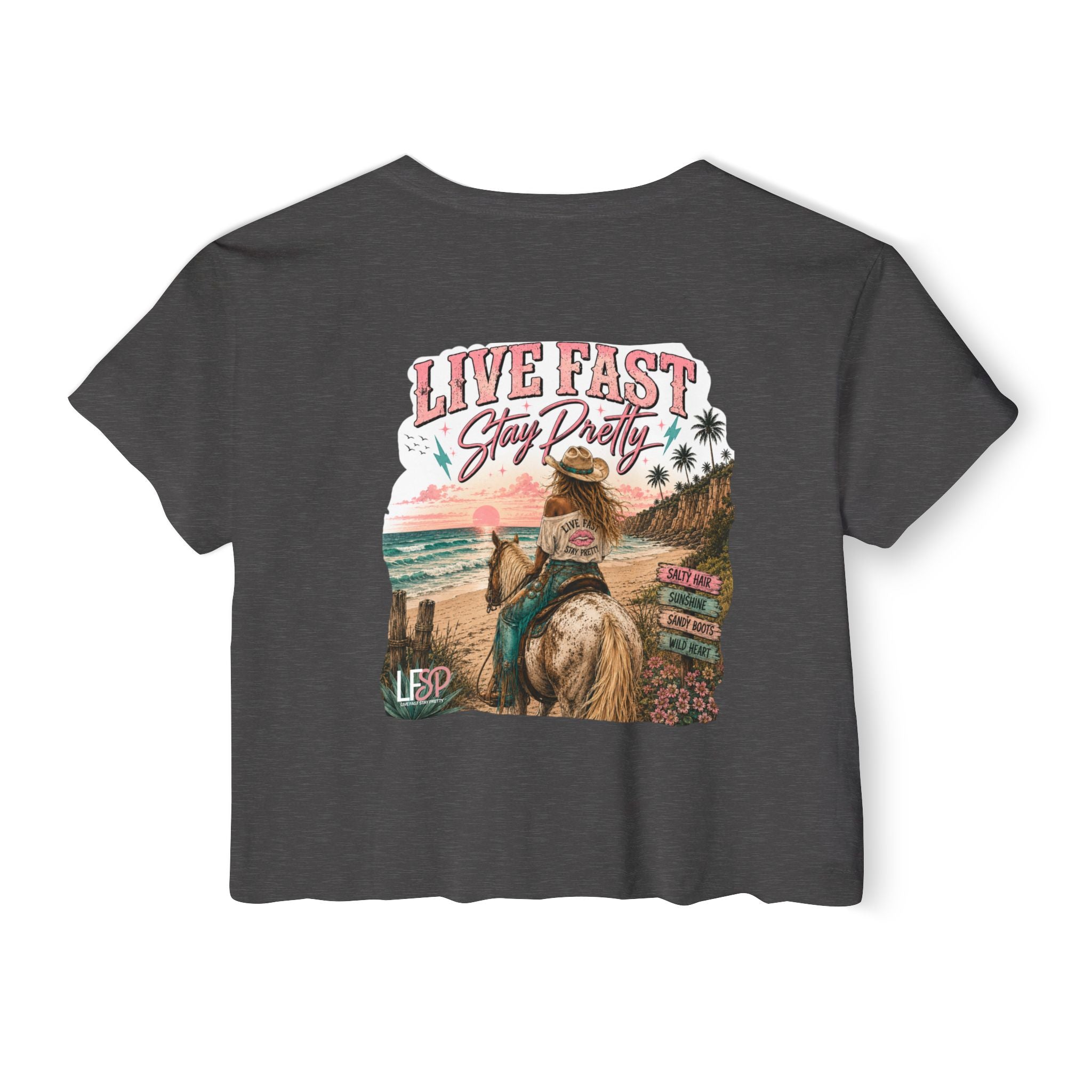 "The AnnaLee" Coastal Cowgirl Crop Top