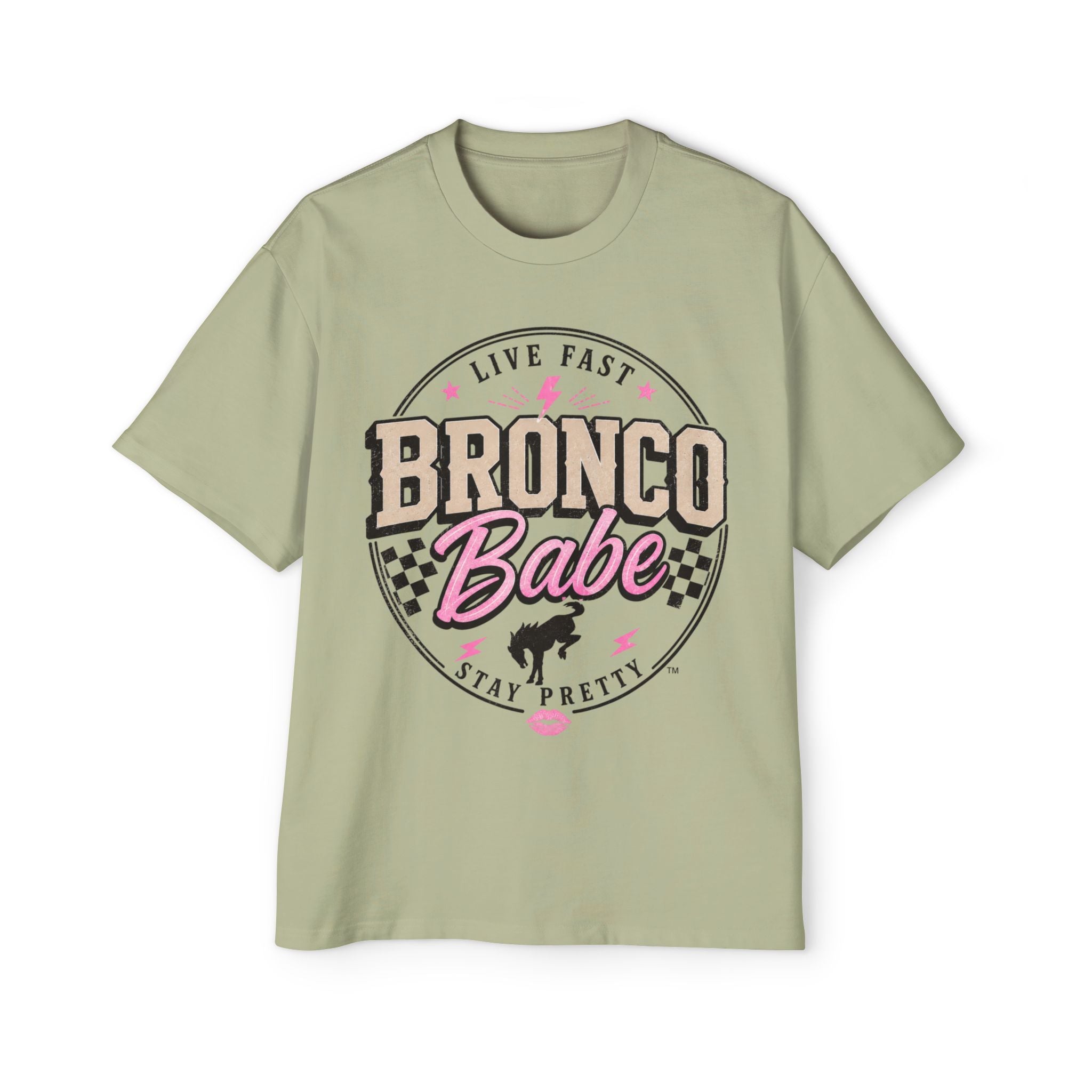 Bronco Babe Graphic Tee — Heavy, Oversized Tee