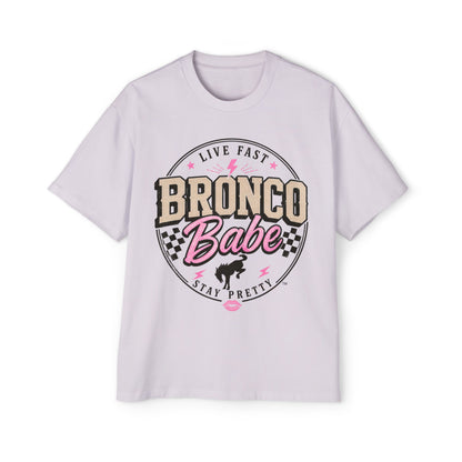 Bronco Babe Graphic Tee — Live Fast Stay Pretty Cotton Shirt
