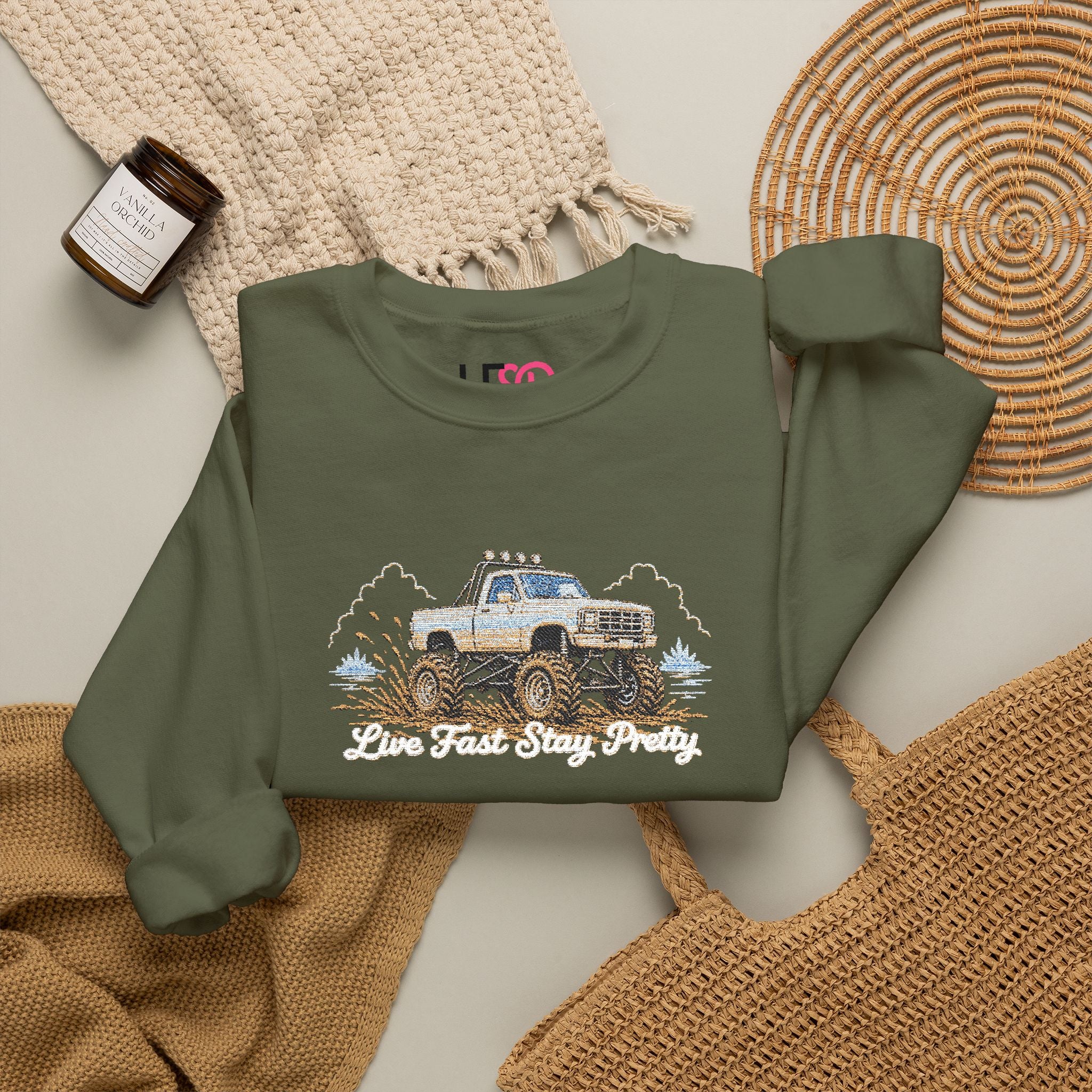 Mud Truck Crewneck Sweatshirt