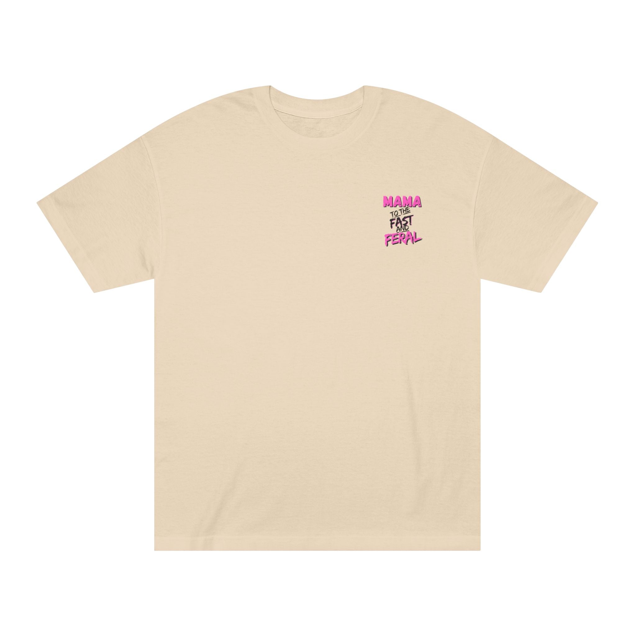 Pink-"Raising Them Fast and Feral Tee"