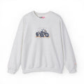 Embroidered Crewneck Sweatshirt — 'Live Fast, Stay Pretty' Mud 4-Wheeler