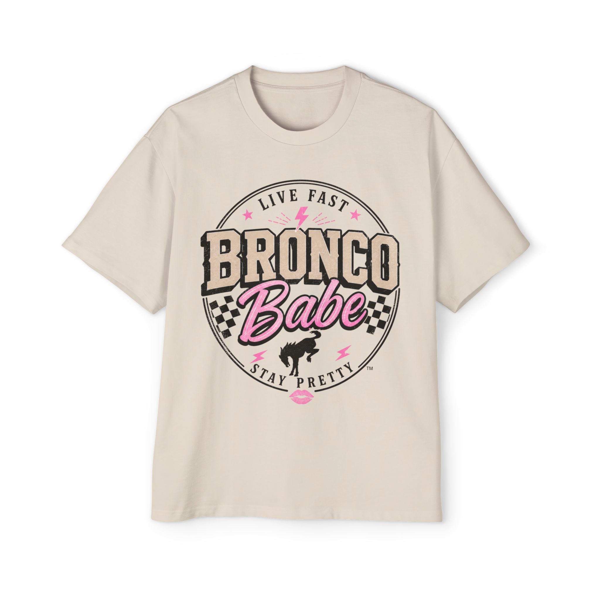 Bronco Babe Graphic Tee — Heavy, Oversized Tee