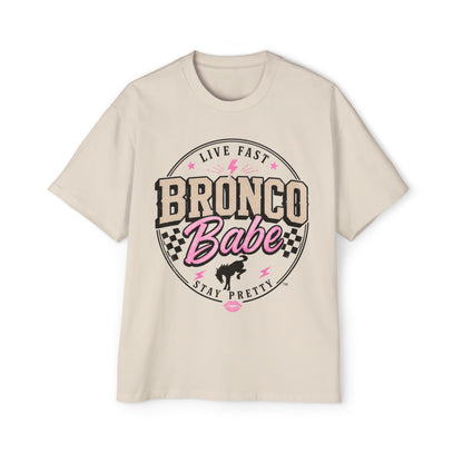 Bronco Babe Graphic Tee — Live Fast Stay Pretty Cotton Shirt