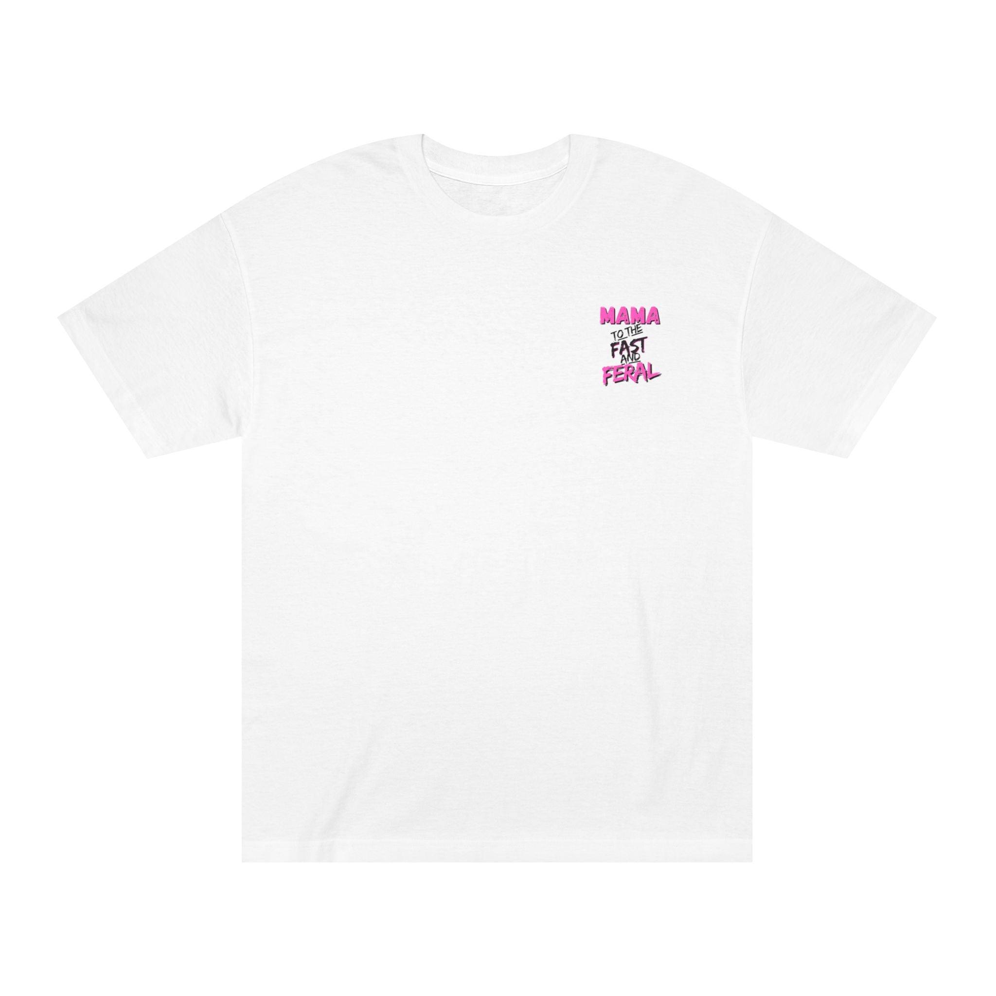 Pink-"Raising Them Fast and Feral Tee"