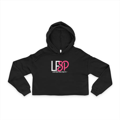 Checkered Flags Cropped Hoodie