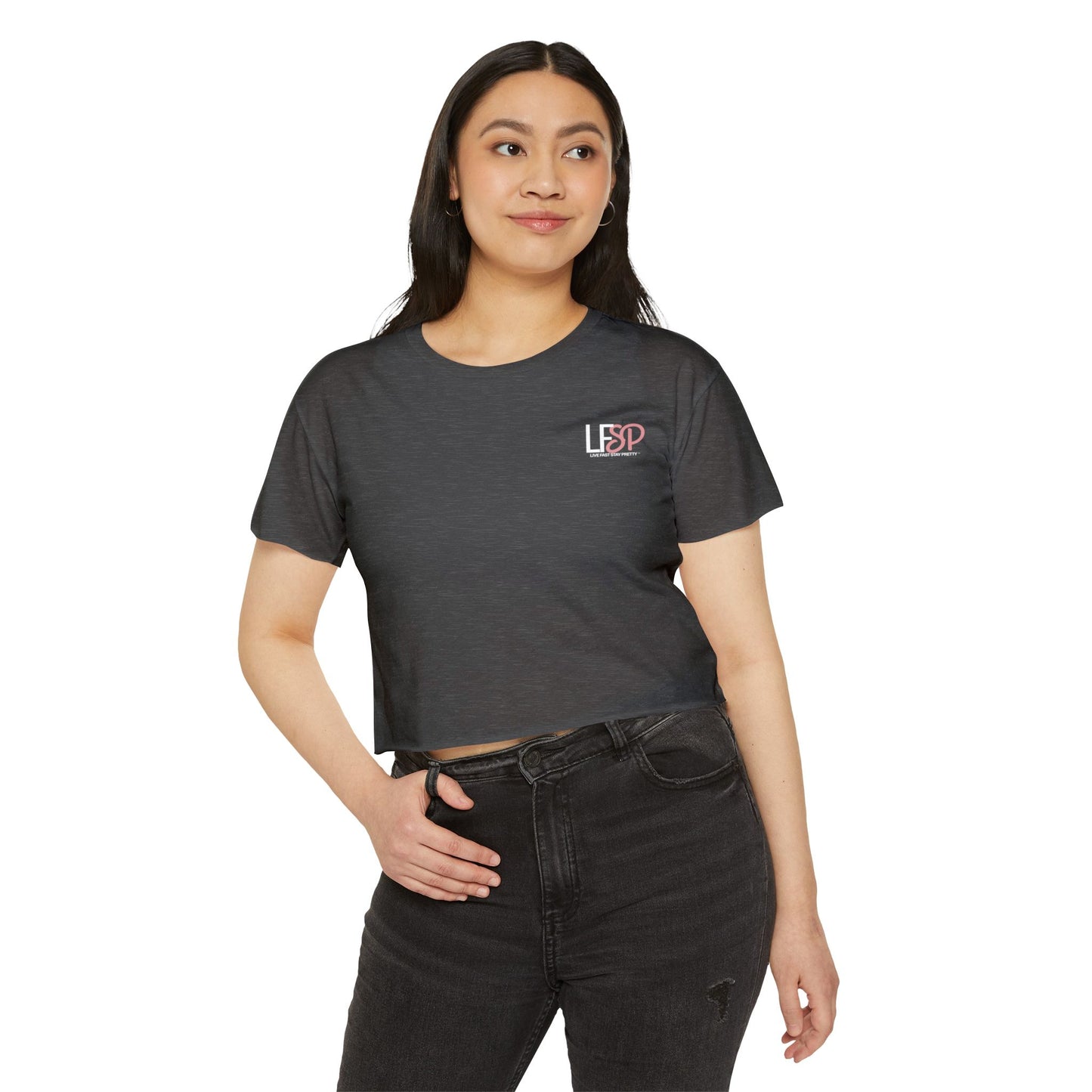 "Live Fast Stay Pretty- The AnnaLee Coastal Cowgirl Crop Top