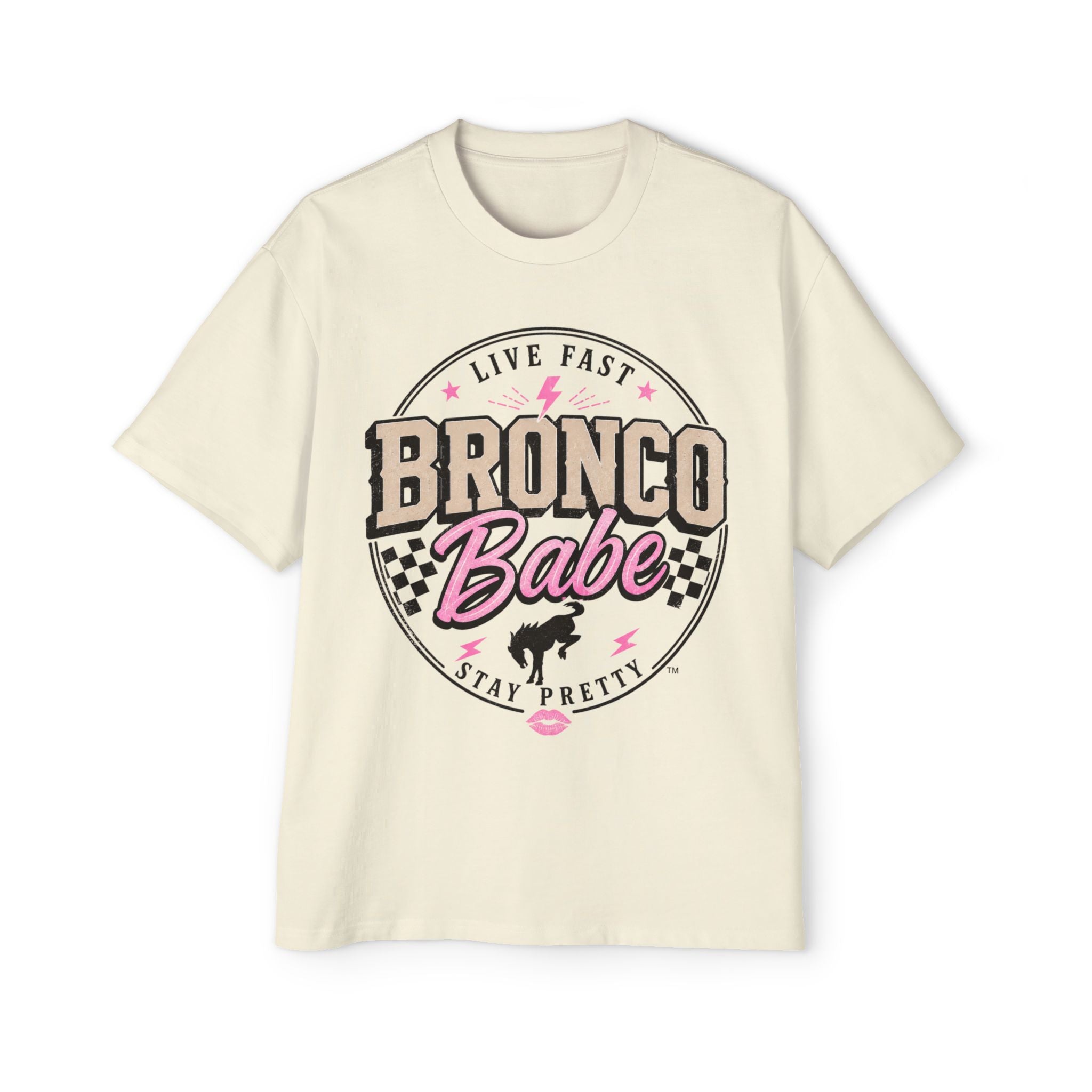 Bronco Babe Graphic Tee — Heavy, Oversized Tee