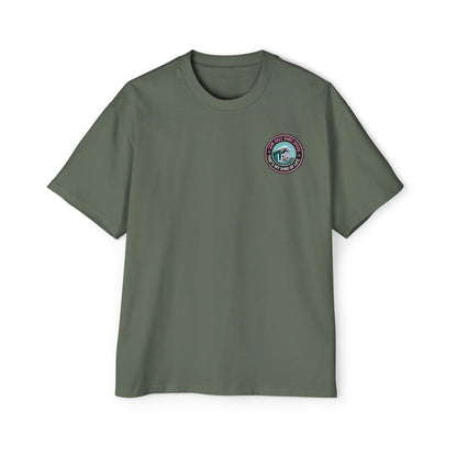 Live Fast Stay Pretty Oversized Heavy Tee — Vintage Surf Skull Graphic Shirt