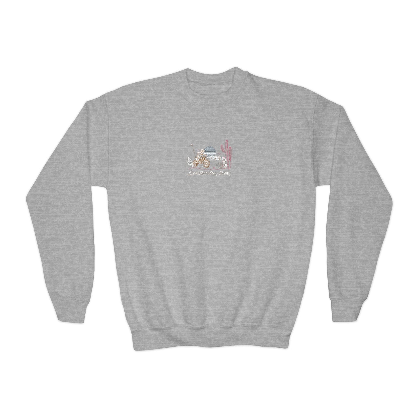 Youth Baja Dirtbike Crewneck Sweatshirt