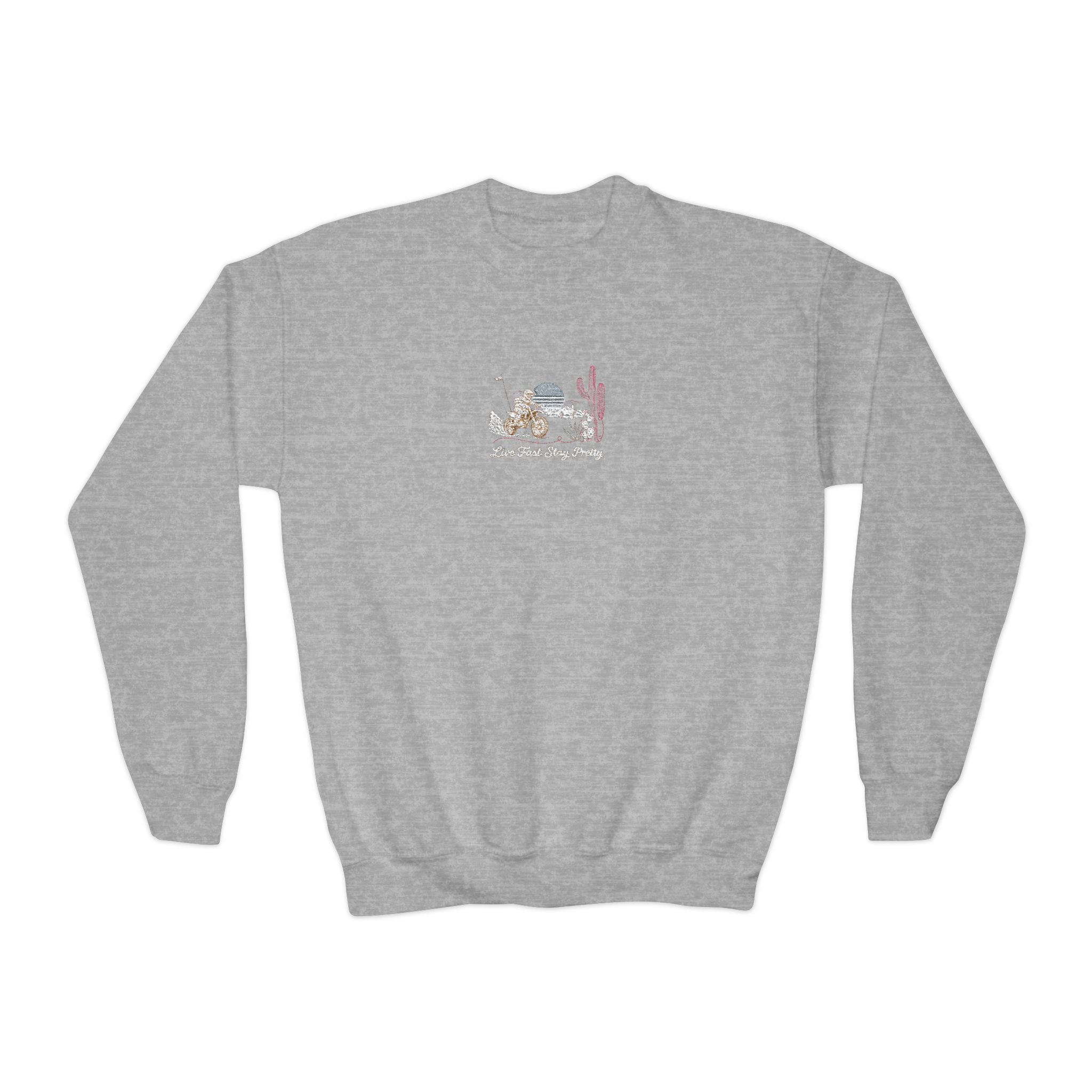Youth Baja Dirtbike Crewneck Sweatshirt