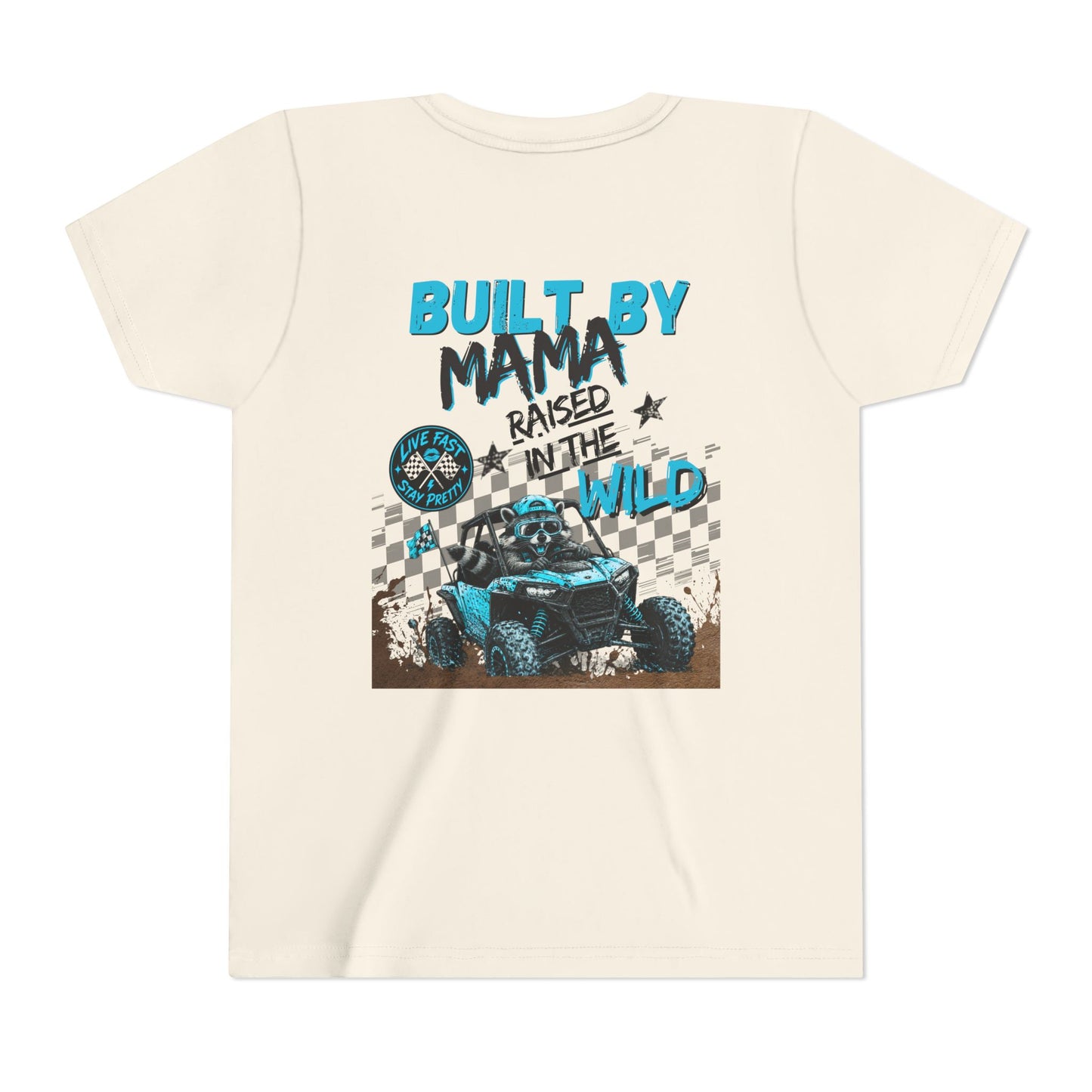 Youth Tee — "Built By Mama, Raised In The Wild" Off-Road ATV Graphic