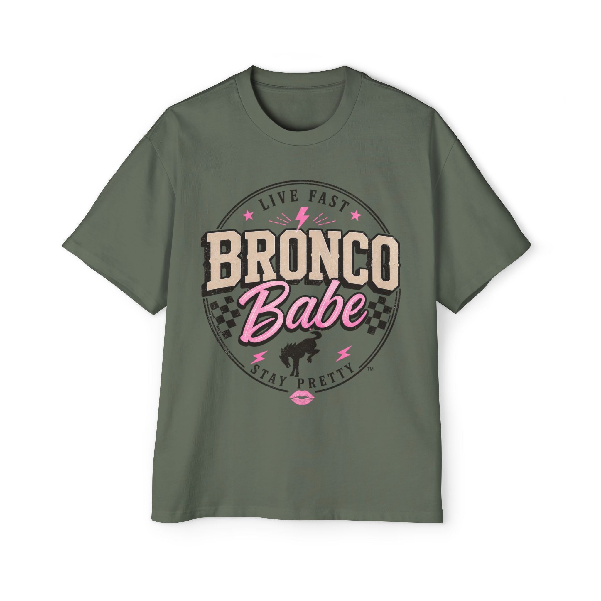Bronco Babe Graphic Tee — Heavy, Oversized Tee