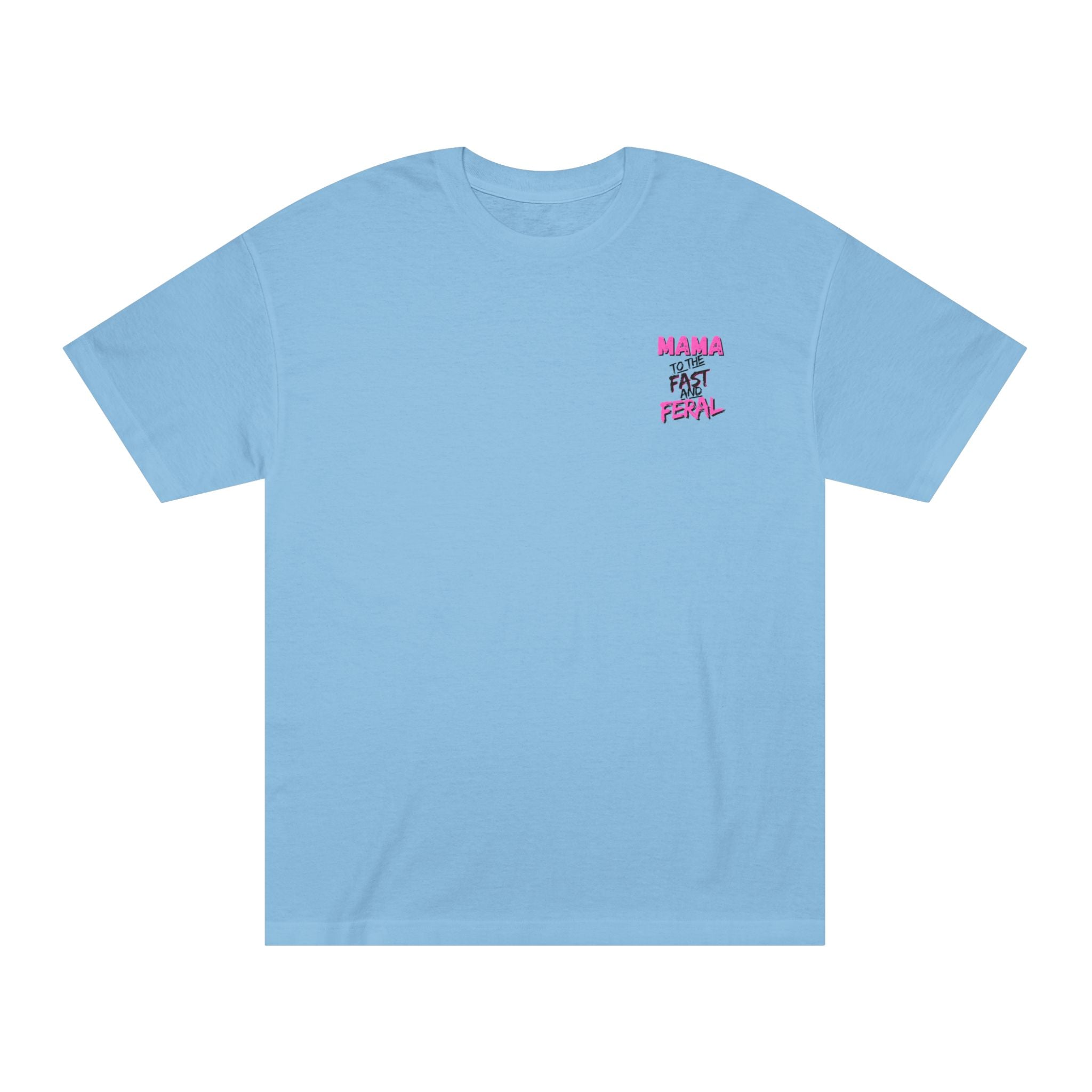 Pink-"Raising Them Fast and Feral Tee"