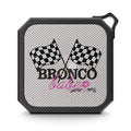 Portable Outdoor Bluetooth Speaker — "Bronco Babe" Racing Flag Design