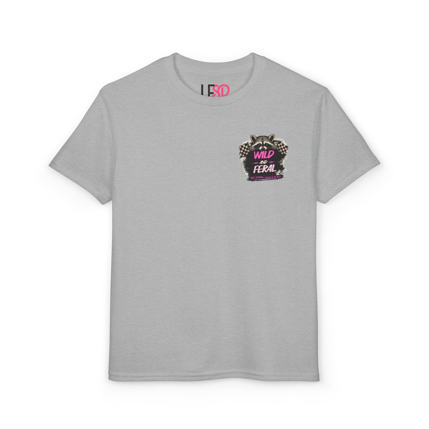Youth T-Shirt — "Built by Mama Raised Wild" Off‑Road Quad Graphic