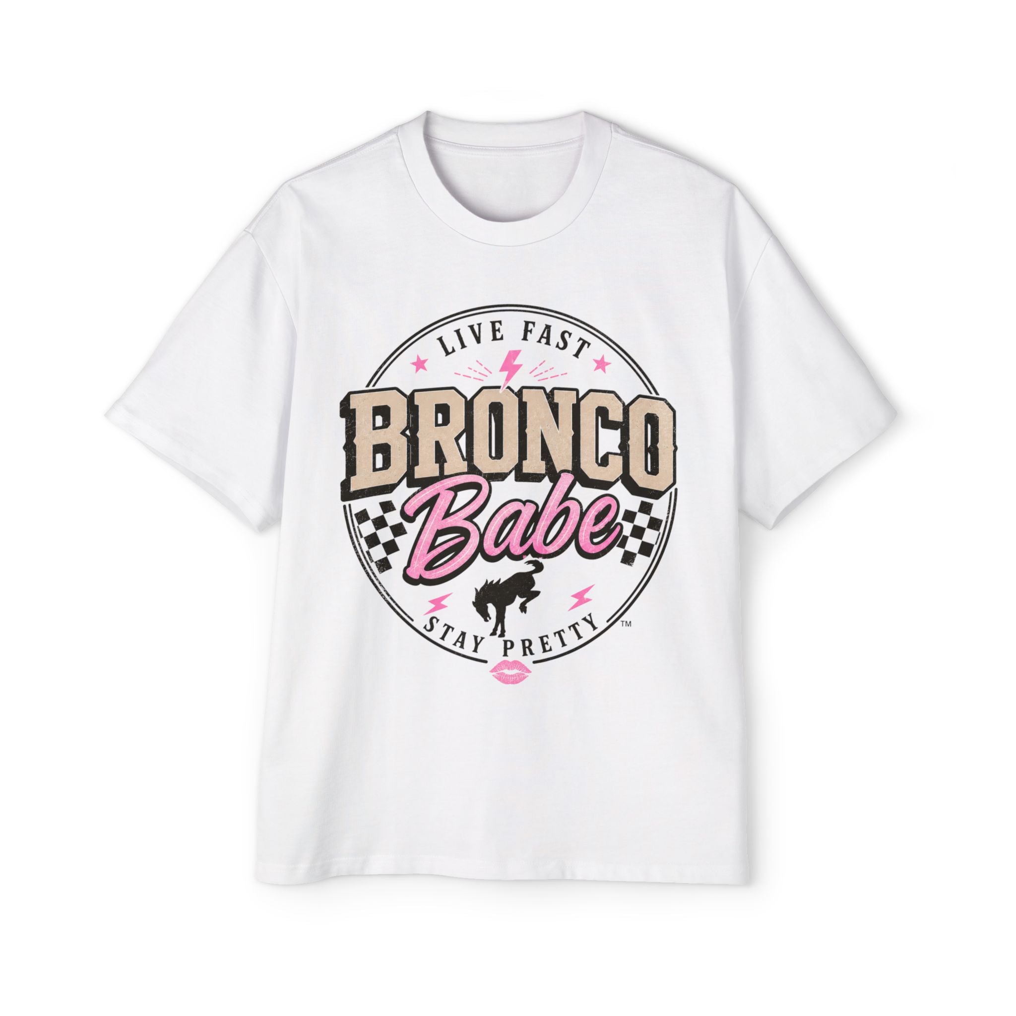 Bronco Babe Graphic Tee — Heavy, Oversized Tee