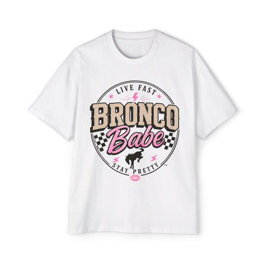 Bronco Babe Graphic Tee — Live Fast Stay Pretty Cotton Shirt