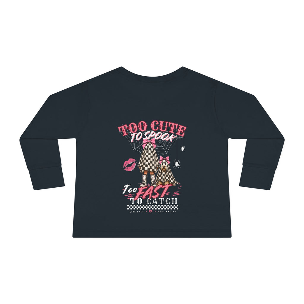 Toddler- "Too Cute to Spook, Too Fast to Catch"
