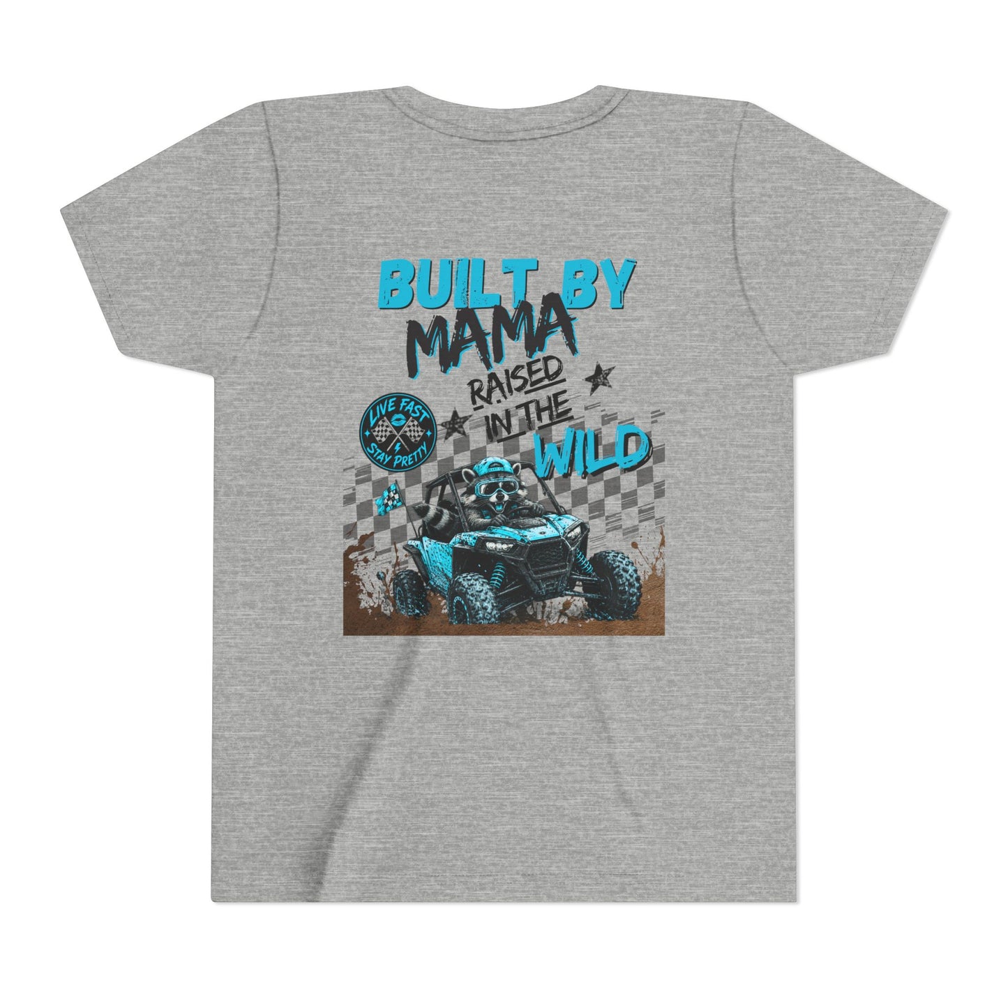 Youth Tee — "Built By Mama, Raised In The Wild" Off-Road ATV Graphic