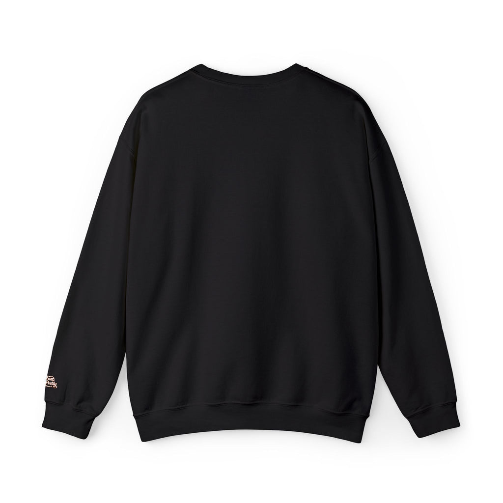 Embroidered Crewneck Sweatshirt — 'Live Fast, Stay Pretty' Mud 4-Wheeler