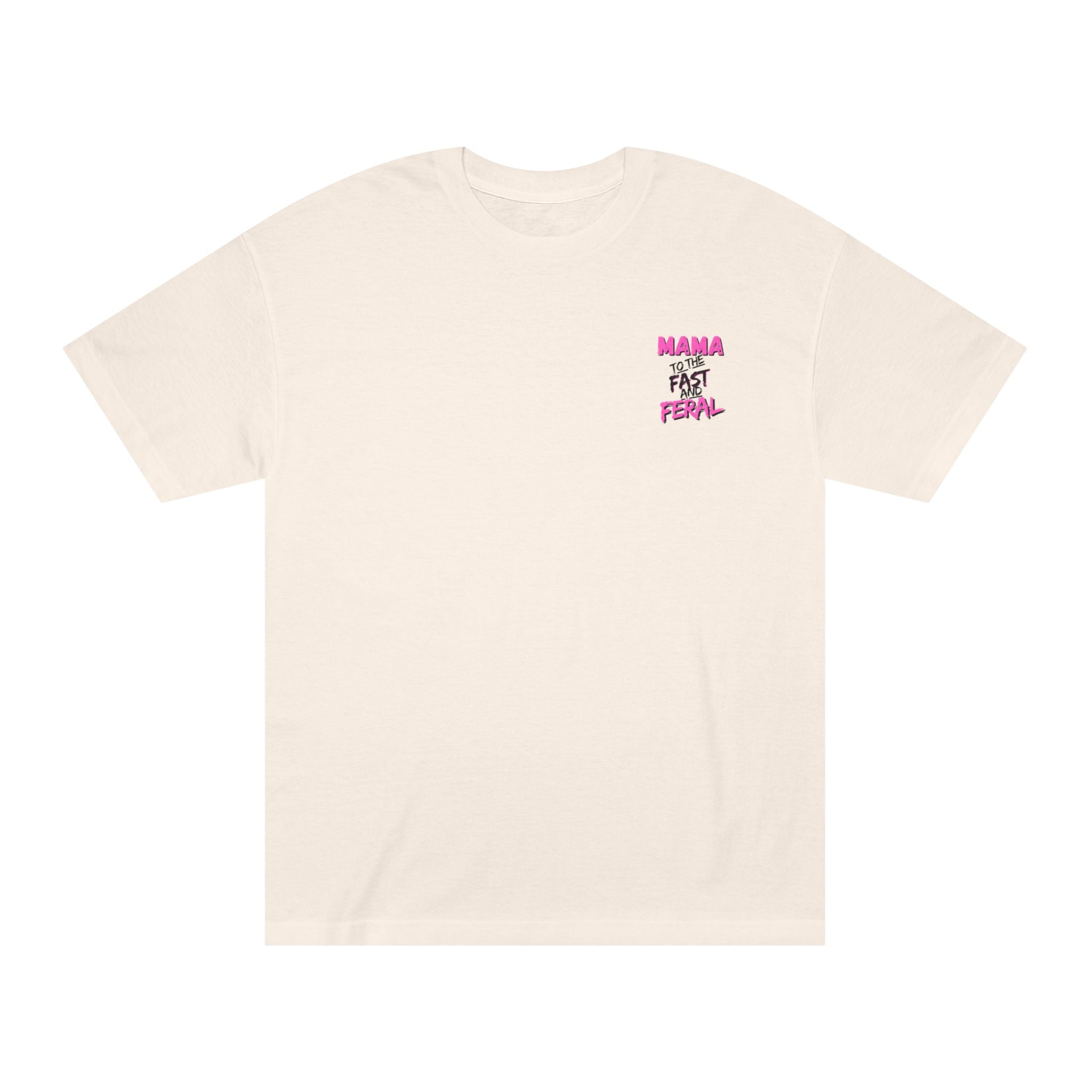 Pink-"Raising Them Fast and Feral Tee"