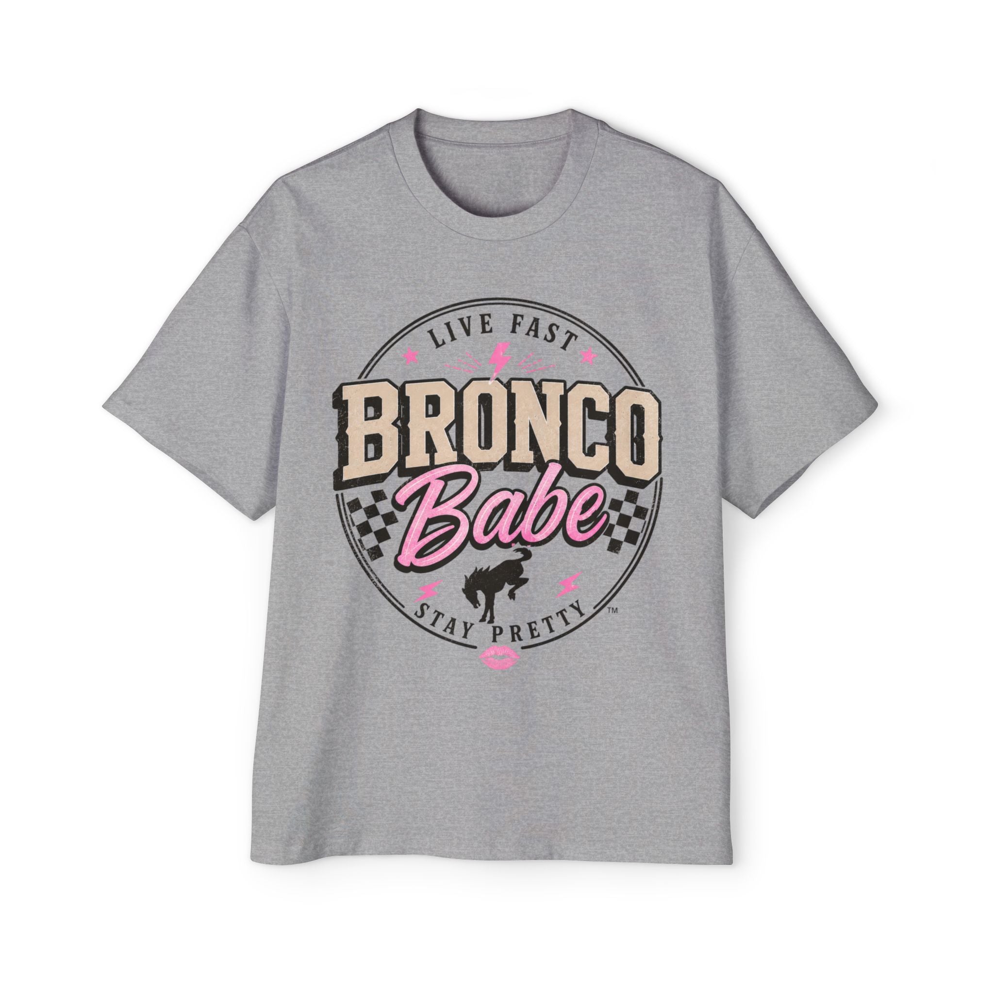 Bronco Babe Graphic Tee — Heavy, Oversized Tee