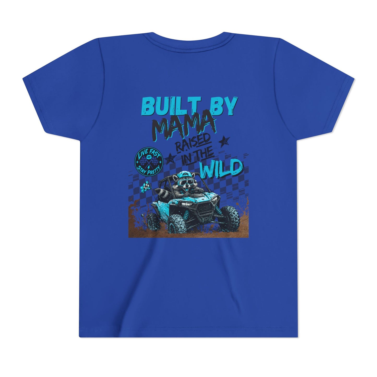 Youth Tee — "Built By Mama, Raised In The Wild" Off-Road ATV Graphic
