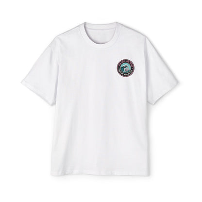 Live Fast Stay Pretty Oversized Heavy Tee — Vintage Surf Skull Graphic Shirt
