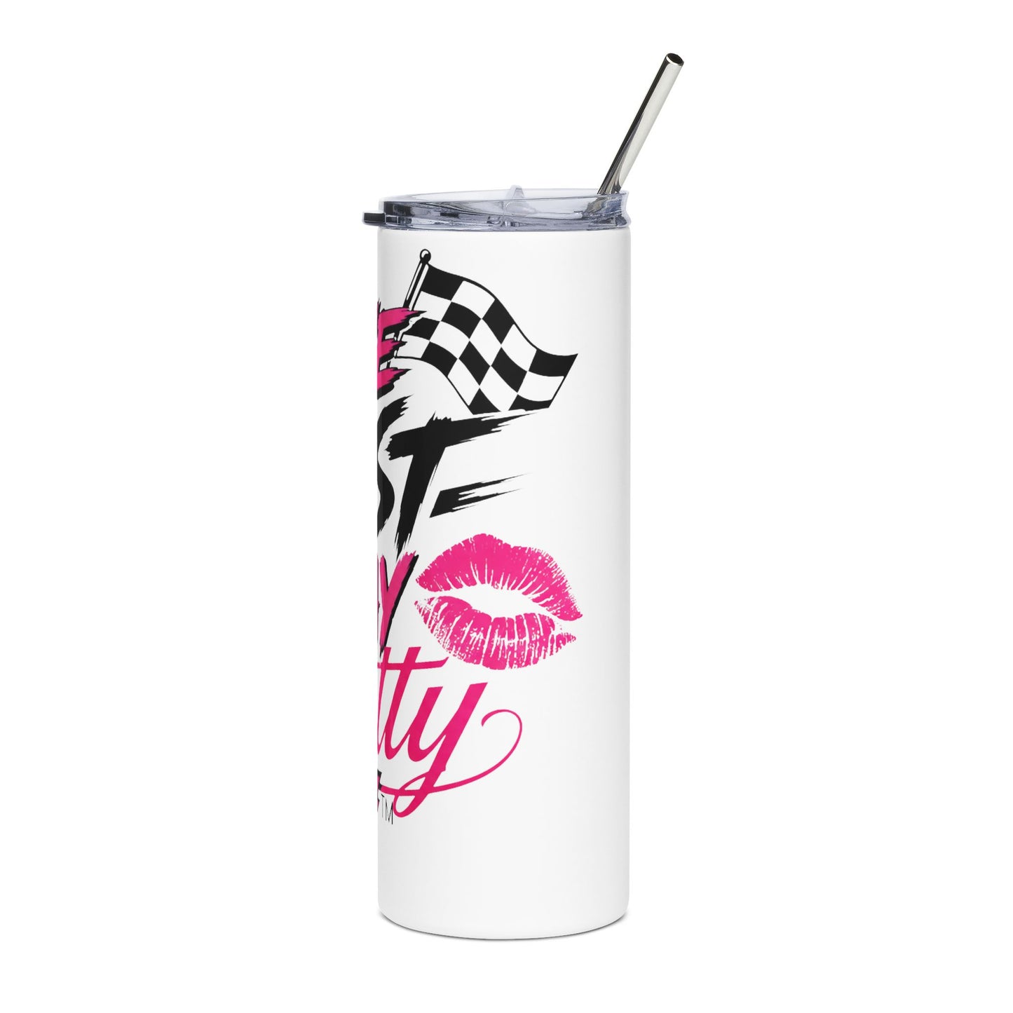 Live Fast Stay Pretty Tumbler | 20oz Stainless Steel Skinny Cup