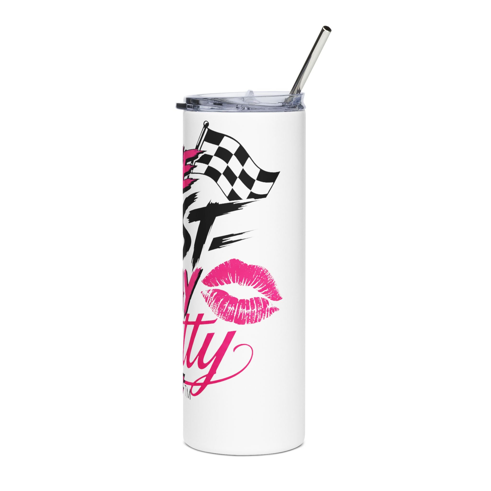 Live Fast Stay Pretty Tumbler | 20oz Stainless Steel Skinny Cup