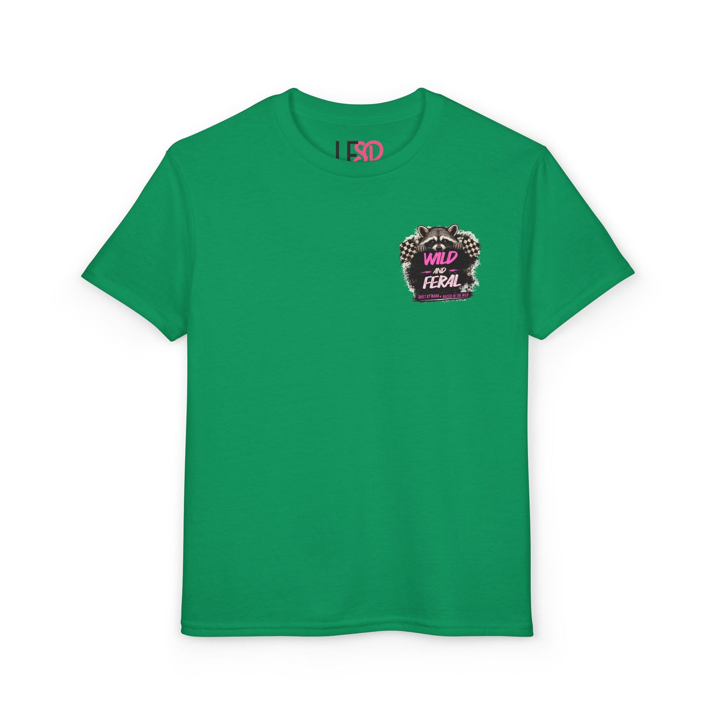 Youth T-Shirt — "Built by Mama Raised Wild" Off‑Road Quad Graphic