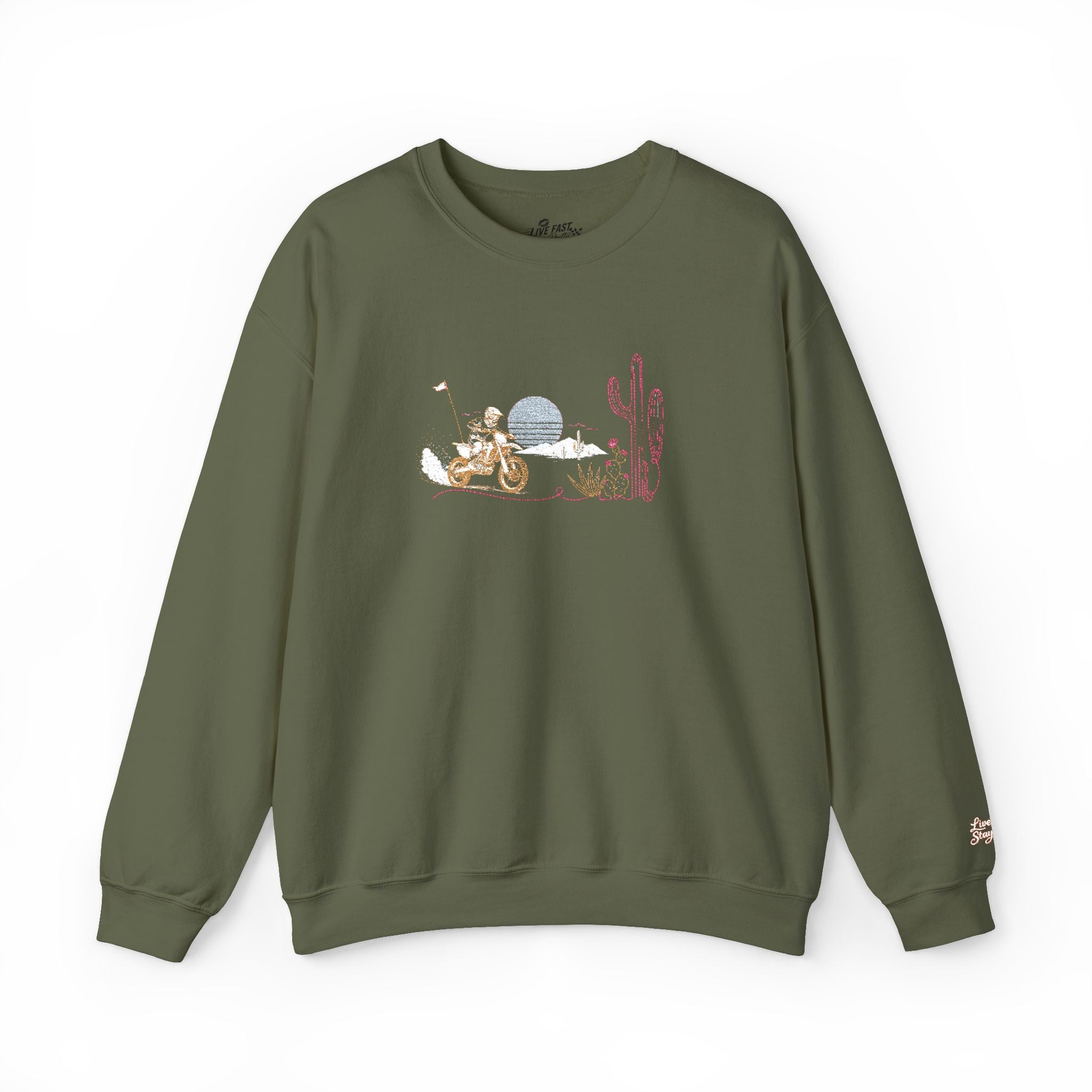 Baja Dirtbike Crewneck Sweatshirt